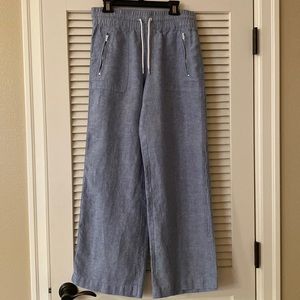 Atleta cargo linen wide leg  pant size 4.
